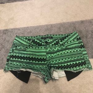 Frayed edge short short